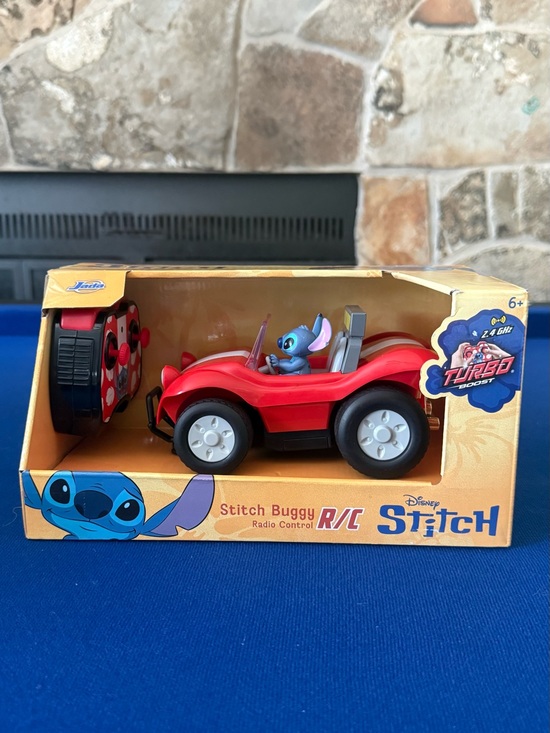 Disney Other - Disney Red Stitch RC Buggy with Figure